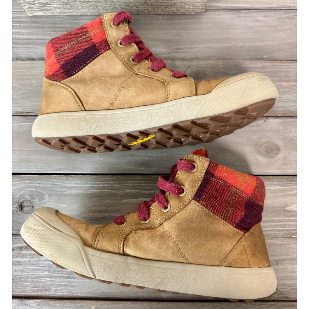 Keen Elena Mid Casual Hiking Trail Outdoors‎ Granola Plaid Size 8.5 - Picture 5 of 10